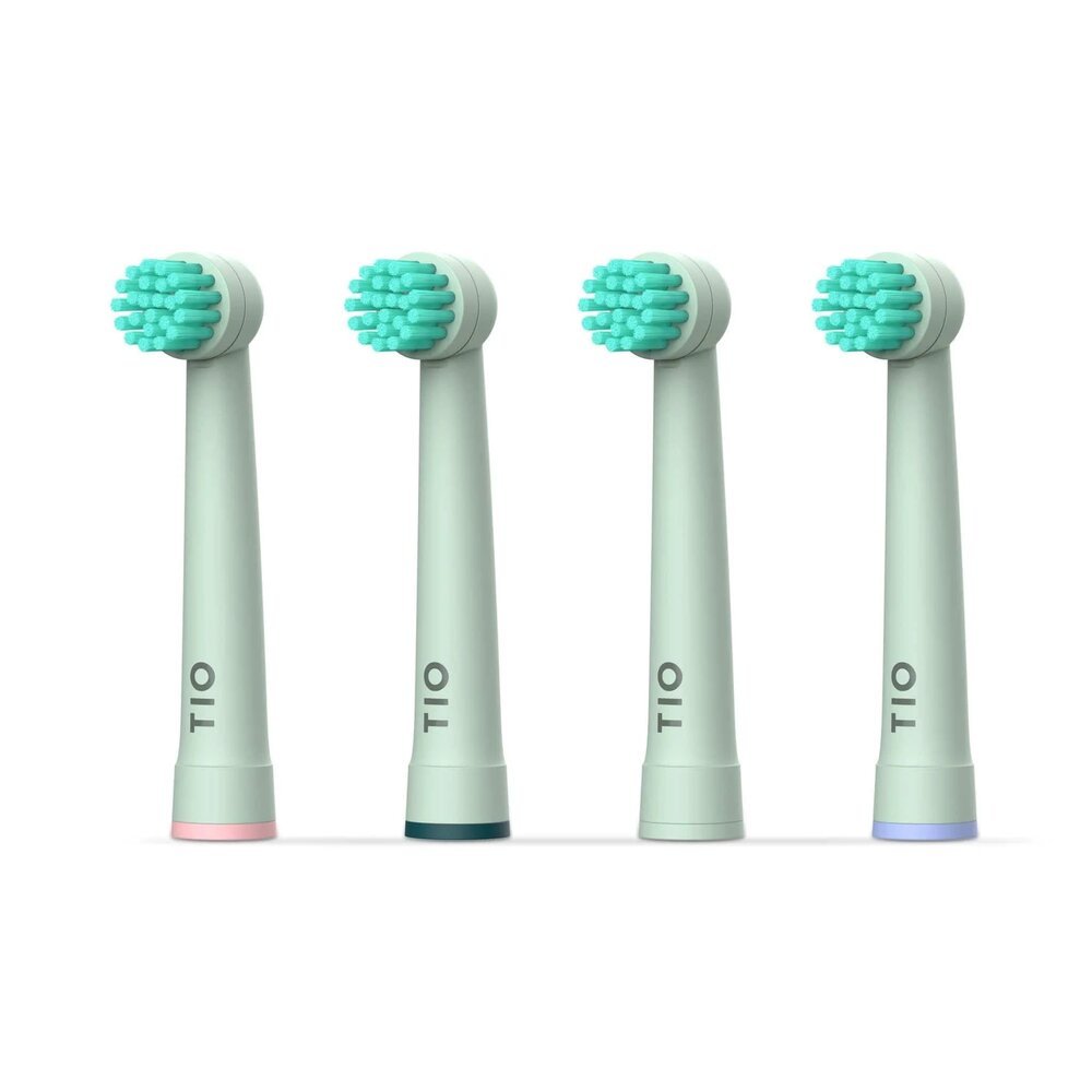 Bio tandbrstehoveder - Rosa & Bl - Medium