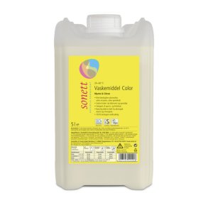 Vaskemiddel - Color - Mynte & Citron -  5 Liter