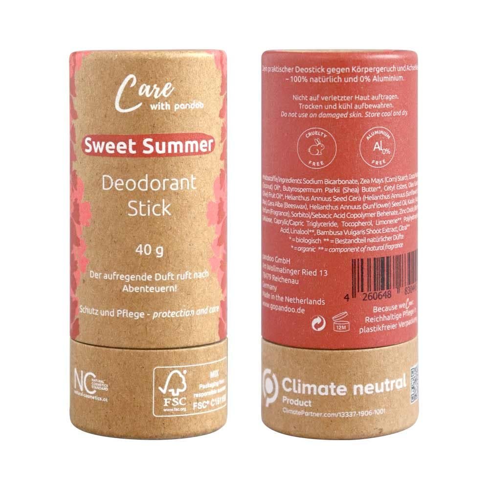 Naturlig deodorant stick - Sweet Summer