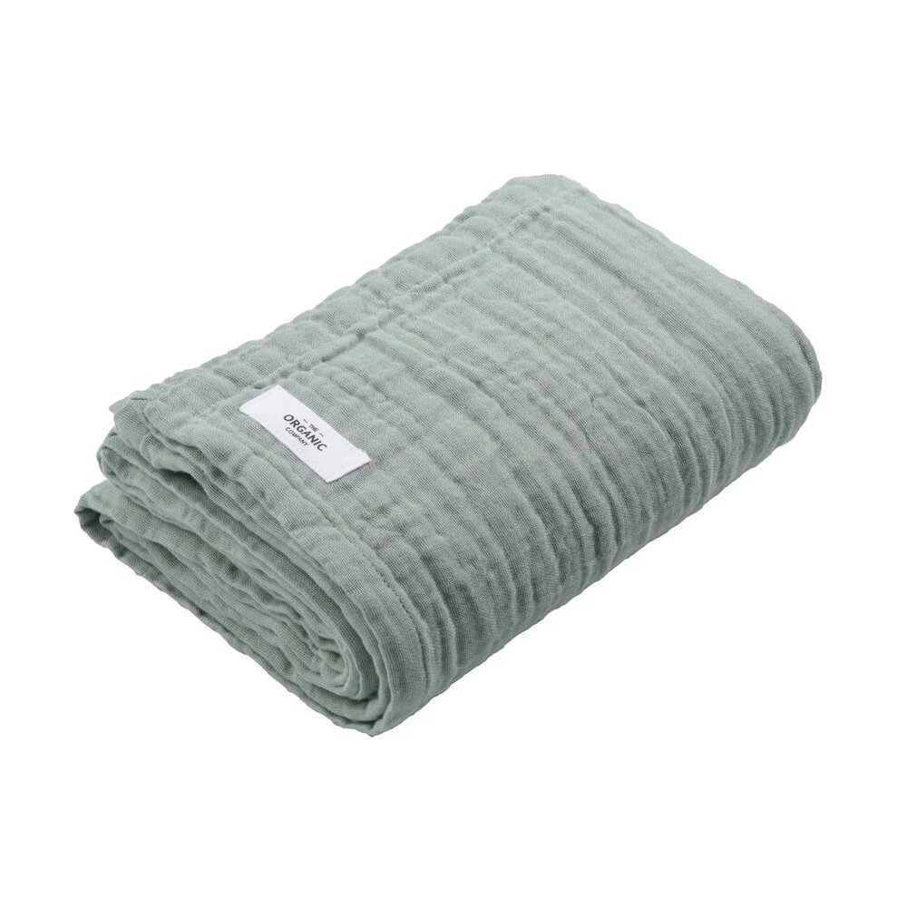 Fint badehndklde - GOTS - Dusty mint