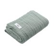Fint badhandduk - GOTS - Dusty mint