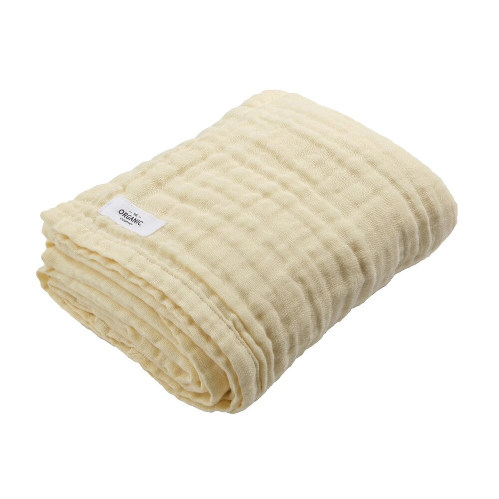 Fint badehndklde - GOTS - Pale yellow