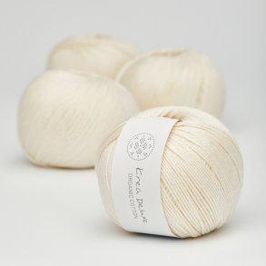Organic cotton yarn 50g - Cream 02
