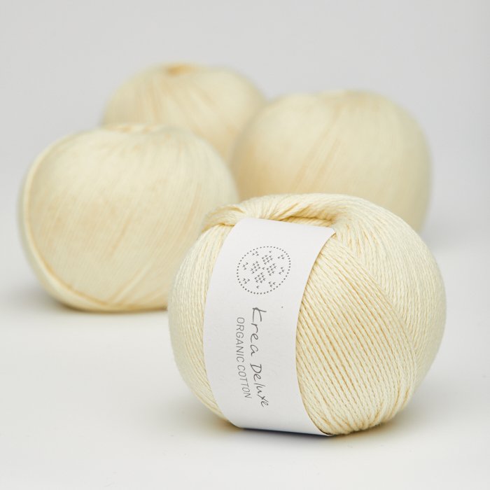 kologisk bomuldsgarn 50g - Sart Gul 03