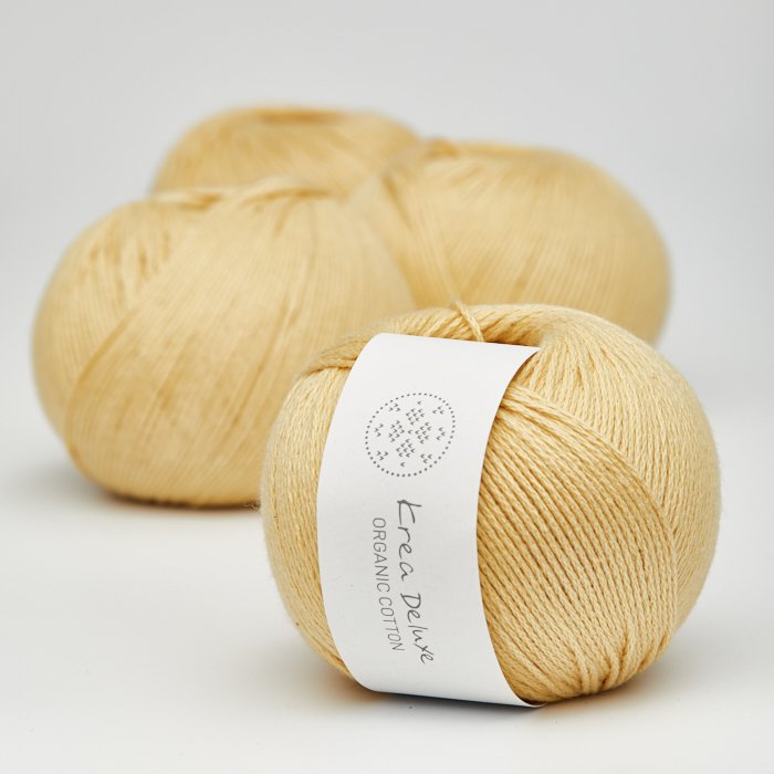 kologisk bomuldsgarn 50g - Gul 05