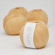 �kologisk bomuldsgarn 50g - M�rkegul 06