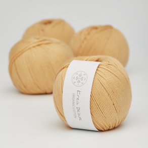 Organic cotton yarn 50g - Dark yellow 06