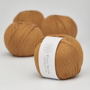 Organic cotton yarn 50g - Mustard yellow 09