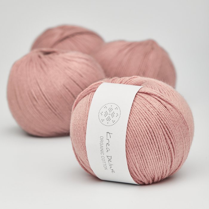 kologisk bomuldsgarn 50g - Varm Rosa 10