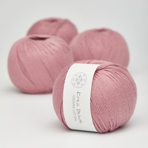 Organic cotton yarn 50g - Light Pink 13