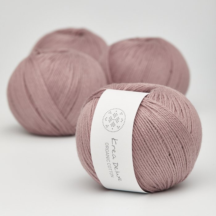 kologisk bomuldsgarn 50g - Stvet Rosa 15