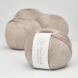 Ekologiskt bomullsgarn 50g - Ljus Brun 18