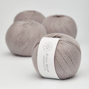 Organic cotton yarn 50g - Dark Warm Gray 19