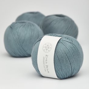 Organic cotton yarn 50g - Dusty Blue 21
