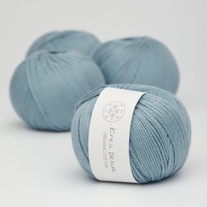 Organic cotton yarn 50g - Blue 23