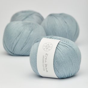 Organic cotton yarn 50g - Dusty Light Blue 25