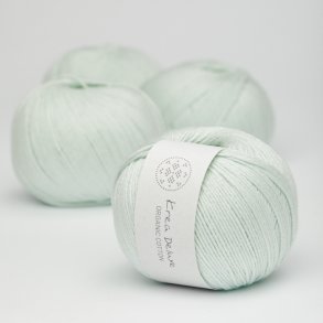 Organic cotton yarn 50g - Light mint green 31