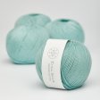 Ekologiskt bomullsgarn 50g - M�rk Mintgr�n 33