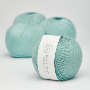 Organic cotton yarn 50g - Dark Mint green 33