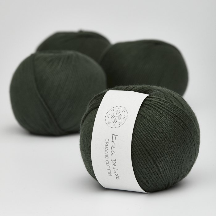 kologisk bomuldsgarn 50g - Armygrn 36
