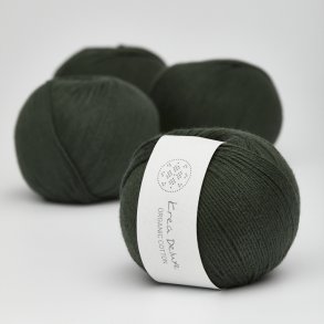 Organic cotton yarn 50g - Army green 36
