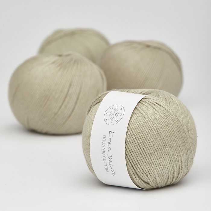 kologisk bomuldsgarn 50g - Khaki Grn 39