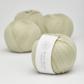 Organic cotton yarn 50g - Light green 40