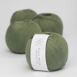 Ekologiskt bomullsgarn 50g - Mossgr�n 42