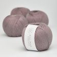 �kologisk bomuldsgarn 50g - St�vet Lavendel 44