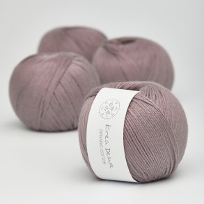 Organic cotton yarn 50g - Dusty Lavender 44