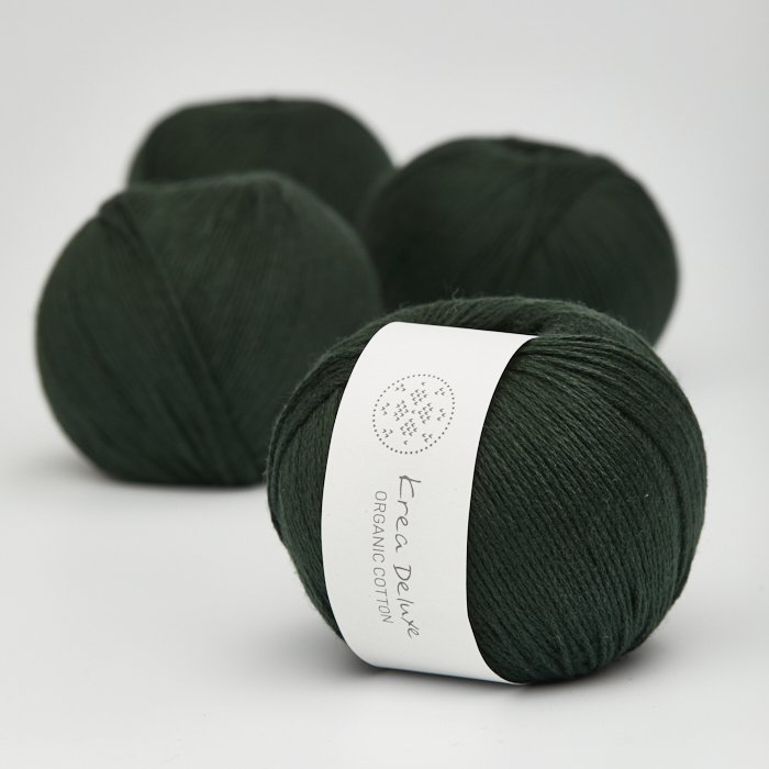 kologisk bomuldsgarn 50g - Flaskegrn 45