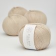 Ekologiskt bomullsgarn 50g - Sand 46