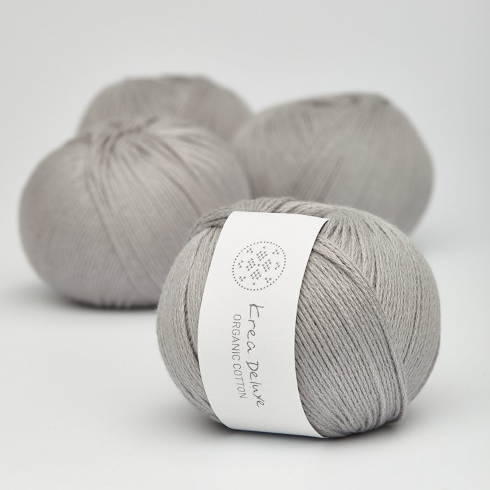 kologisk bomuldsgarn 50g - Lysegr 48