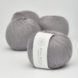 Bio-Baumwollgarn 50g - Grau 49