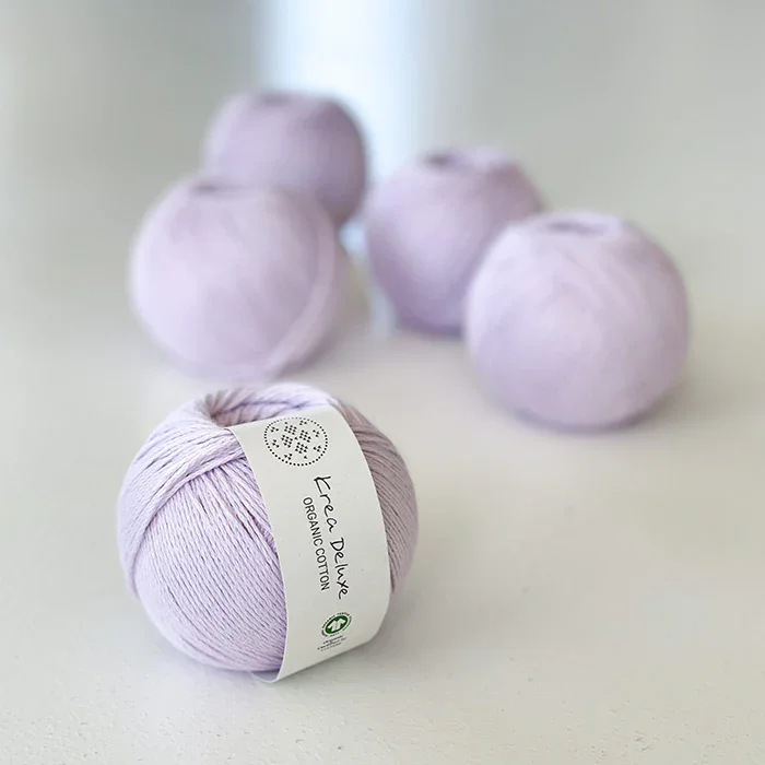kologisk bomuldsgarn 50g - Lys Syren 54