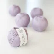 �kologisk bomuldsgarn 50g - Lys Lilla 57