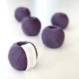 Ekologisk bomullsgarn 50g - M�rk Lila 58