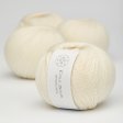 �kologisches Merinogarn 50g - Creme 02