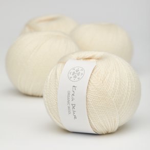 Organic merino wool yarn 50g - Cream 02