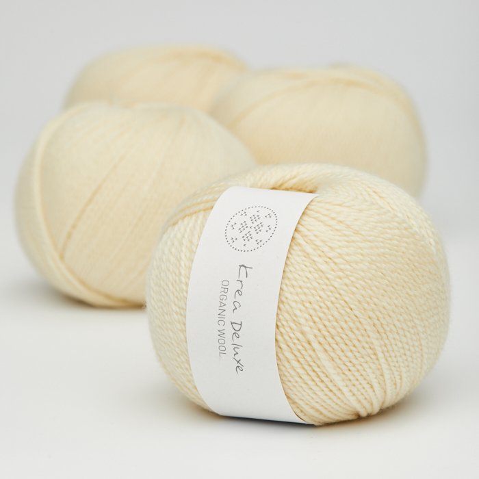 kologisk merino uldgarn 50g - Sart Gul 03