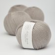 �kologisches Merino-Wollgarn 50g - Warmgrau 19