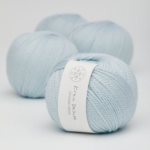 Organic merino wool yarn 50g - Ice blue 24