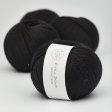 Bio Merinowolle Garn 50g - Schwarz 28