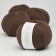 �kologisches Merino-Wollgarn 50g - Dunkelbraun 29