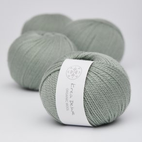Organic merino wool yarn 50g - Light Dusty Green 32