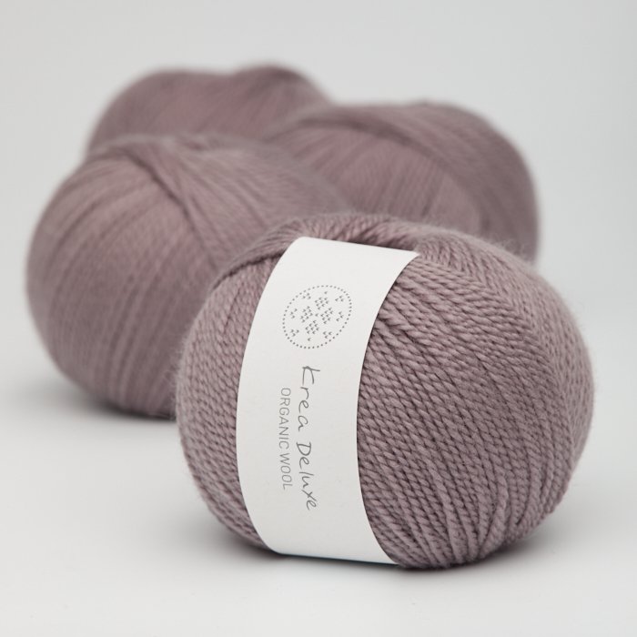 kologisk merino uldgarn 50g - Stvet Lavendel 44