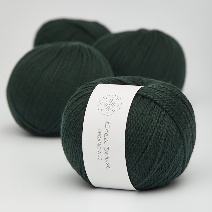 kologisk merino uldgarn 50g - Flaskegrn 45