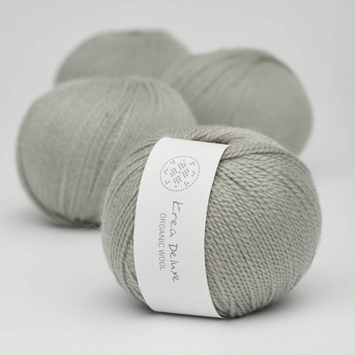 kologisk merino uldgarn 50g - Lysegr 51