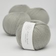 Bio-Merino-Wolle 50g - Hellgrau 51