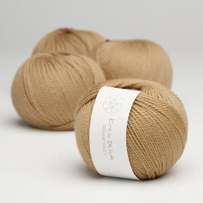 kologisk merino uldgarn 50g - Croissant 53